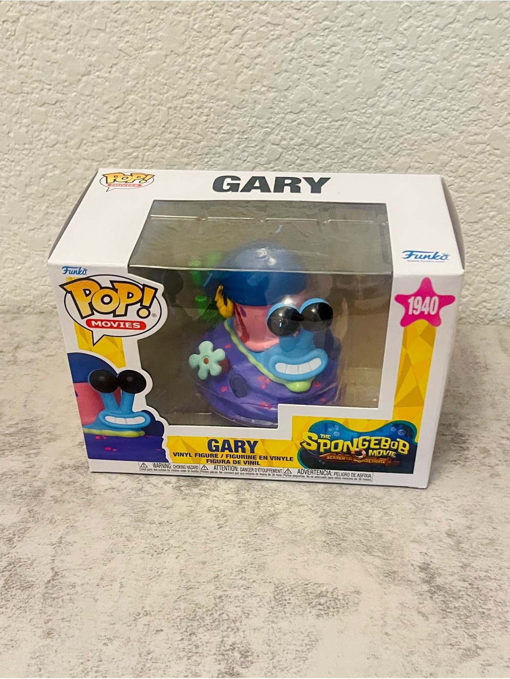 Funko Gary Vinyl Figure - Blue, Purple, Pink, Green, Yellow